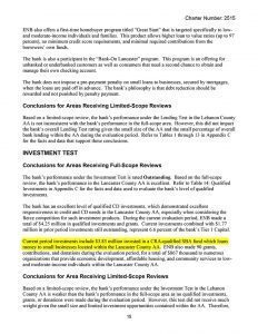 CRA Evaluation Charter No. 2515
