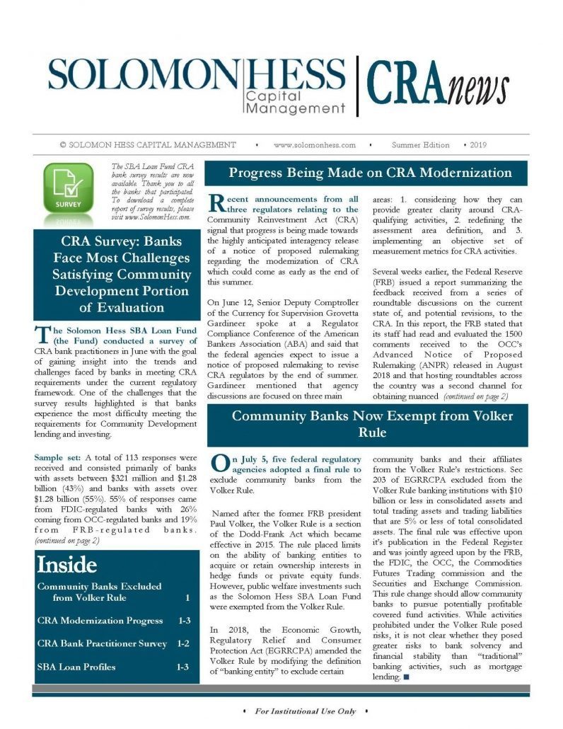 Ask the Regulators and Connecting Communities: CRA Reform Update: Overview  of the Interagency CRA Notice of Proposed Rulemaking - Fed Communities